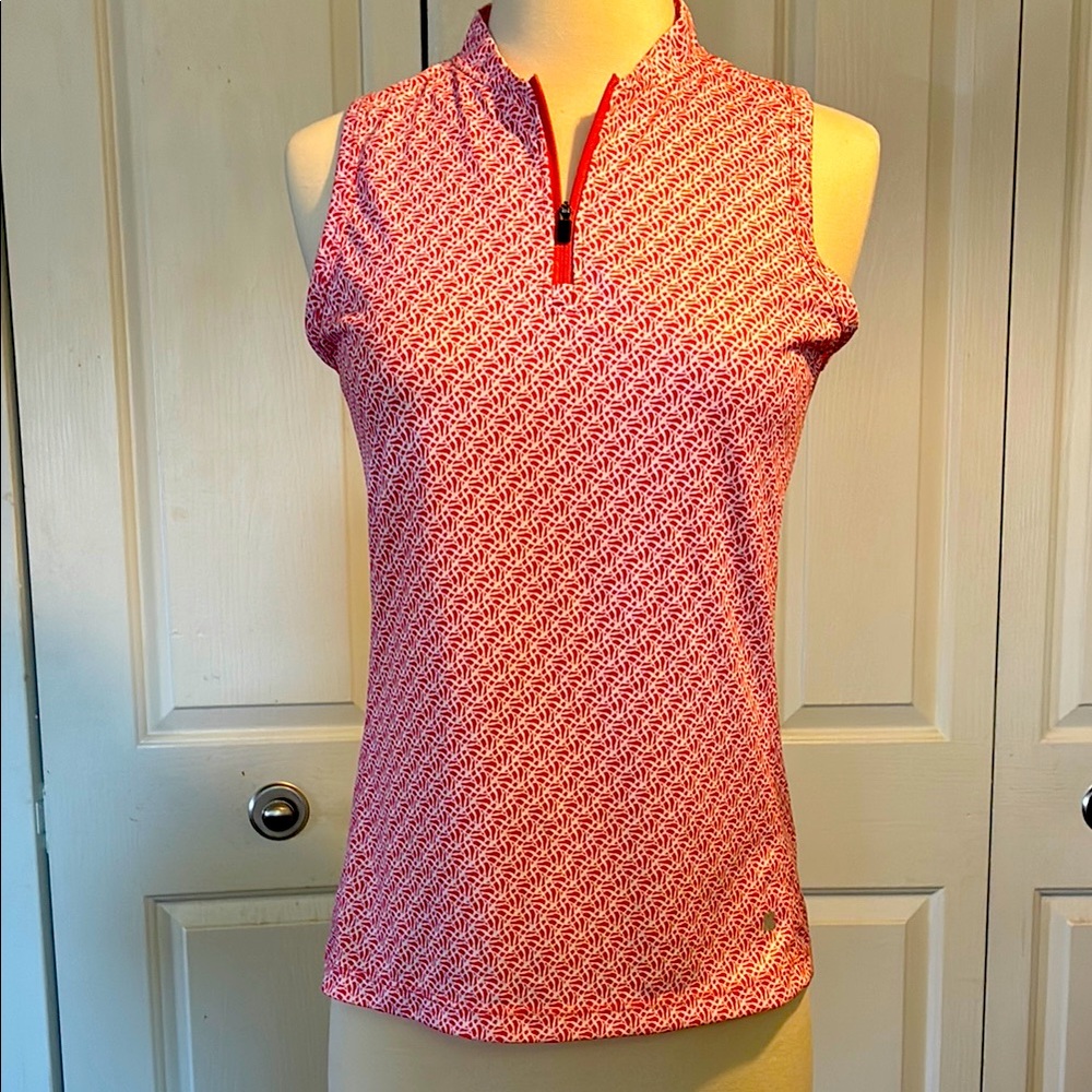 BLACK CLOVER Sleeveless Pink Patterned Women's Top